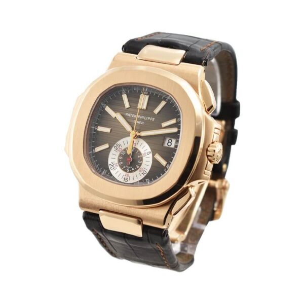 2-6.jpg Patek Philippe Nautilus Chronograph Flyback 5980R-001 Rose Gold Premium Super Clone 1:1 Replica Watch | V-UNION