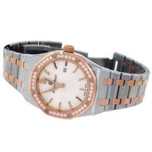 Audemars Piguet Royal Oak Ladies 67651SR.ZZ.1261SR.01 Diamond Bezel Super Clone 1:1 Replica Watch | V-UNION