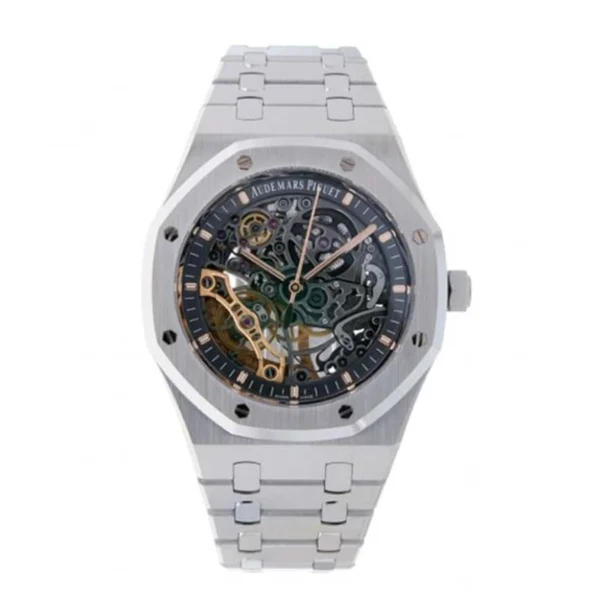 AP Royal Oak Skeleton Openworked 15407ST.OO.1220ST.01 Super Clone 1:1 Replica Watch | V-UNION
