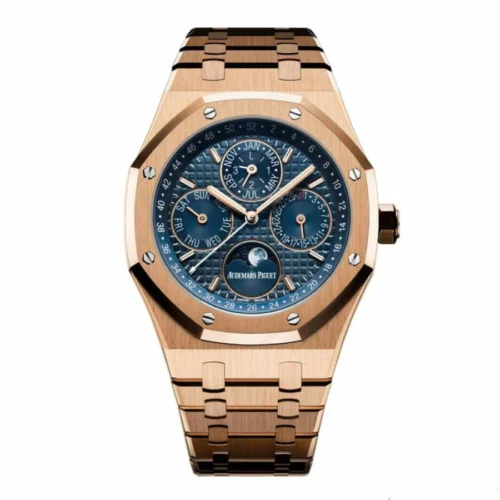 AP-Rose-Gold-Blue-Dial-Replica.webp Audemars Piguet Royal Oak Chronograph 26240OR.OO.1320OR.01 Rose Gold Elite Super Clone 1:1 Replica Watch | V-UNION