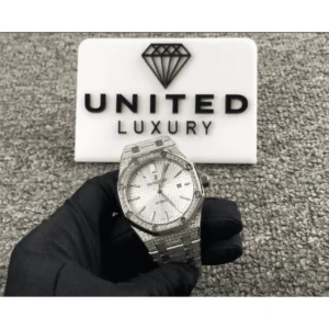 Audemar-Piguet-Iced-Out-Replica.webp Audemars Piguet Royal Oak 15400 Iced Out Super Clone 1:1 Replica Watch | V-UNION