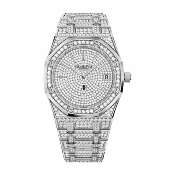 Audemars-Iced-Out-Replica.jpg Audemars Piguet Royal Oak 15452BC.ZZ.1258BC.01 Super Clone 1:1 Replica Watch | V-UNION