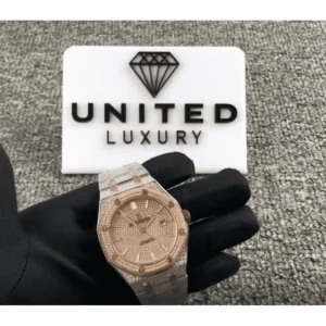 Audemars-Piguet-Royal-Oak-Selfwinding-15400SR.OO_.1220SR.01-Iced-Out-Replica-1.webp Audemars Piguet Royal Oak Iced Out Two-Tone 15400SR.OO.1220SR.01 Super Clone 1:1 Replica Watch | V-UNION