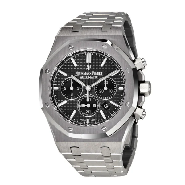 Audemars-Piguet-Royal-Oak-Steel-26240ST.OO_.1320ST.06-Black-Dial-Replica-4.webp Audemars Piguet Royal Oak Chronograph 26240ST Steel Black Dial Super Clone 1:1 Replica Watch | V-UNION