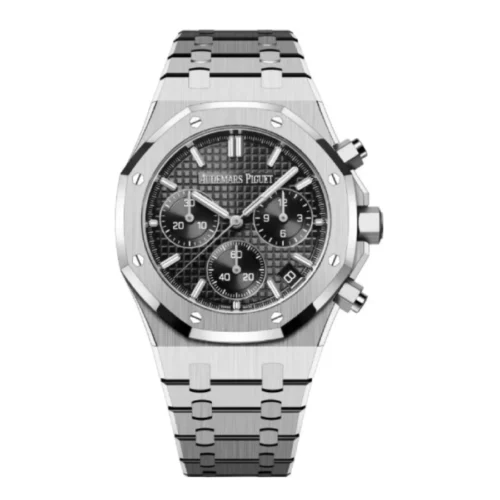 Audemars-Piguet-Royal-Oak-Steel-26240ST.OO_.1320ST.06-Black-Dial-Replica-6.webp Audemars Piguet Royal Oak Chronograph 26240ST Steel Black Dial Super Clone 1:1 Replica Watch | V-UNION