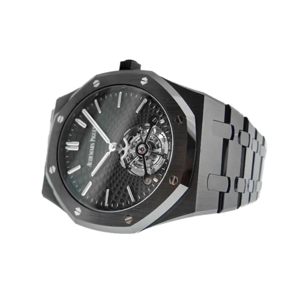 Audemars-Piguet-Royal-Oak-Tourbillon-26522CE.OO_.1225CE.01-Replica.webp Audemars Piguet Royal Oak Tourbillon 26522CE Black Ceramic Super Clone 1:1 Replica Watch | V-UNION