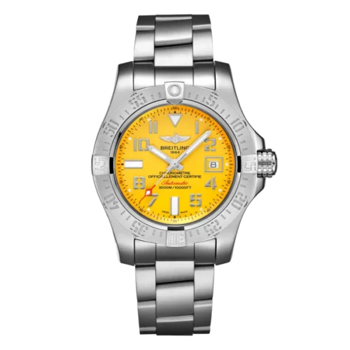 Breitling Avenger II Seawolf A17331 Yellow Dial Super Clone 1:1 Replica Watch | V-UNION