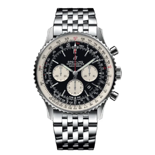 Breitling-Navitimer-B01-Black-Replica-1.webp Breitling Navitimer B01 Chronograph AB0121211B1A1 Black Dial Super Clone 1:1 Replica Watch | V-UNION