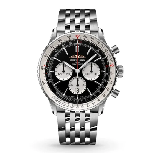Breitling Navitimer B01 Chronograph 43 AB0121211B1P1 Black Dial Super Clone 1:1 Replica Watch | V-UNION