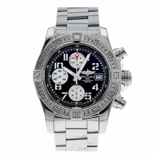 Breitling Super Avenger II A13370 “Black Dial” Premium Duplicate Edition