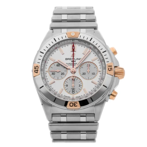 Breitling Chronomat B01 AB0134101G1A1 White Dial Steel Authentic Super Clone 1:1 Replica Watch | V-UNION