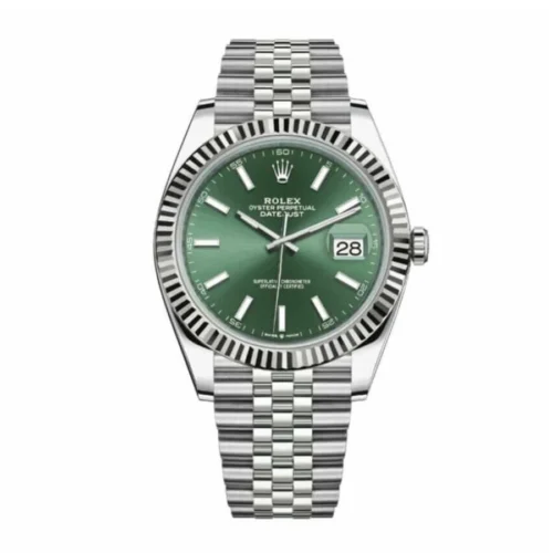 Datejust-41-Mint-Green-Dial-Replica-1.webp Rolex Datejust 126300 Super Clone 1:1 Replica Watch | V-UNION