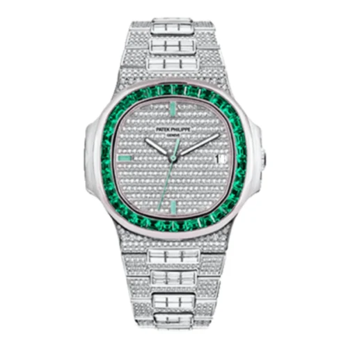 Patek Philippe Nautilus 5711/1300A Emerald Bezel Super Clone 1:1 Replica Watch | V-UNION