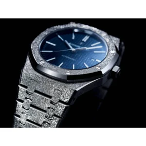 Audemars Piguet Royal Oak 67653BC.GG.1263BC.02 Frosted Blue Dial Super Clone 1:1 Replica Watch | V-UNION