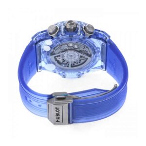 Hublot-Big-Bang-Unico-Blue-Sapphire-Replica-Back.jpg Hublot Big Bang Unico Blue Sapphire Flyback 411.JL.4809.RT Super Clone 1:1 Replica Watch | V-UNION