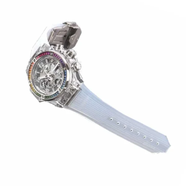 Hublot-Rainbow-Watch-Replica1.webp Hublot Big Bang Unico Rainbow Sapphire Case 411.JX.4803.RT.4099 Super Clone 1:1 Replica Watch | V-UNION