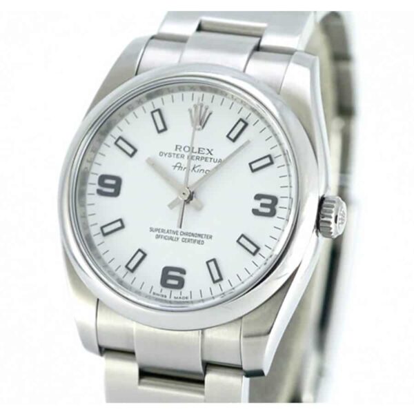 Rolex-Air-King-Stainless-Steel-Replica-Left.jpg Rolex Air-King 114200 Super Clone 1:1 Replica Watch | V-UNION