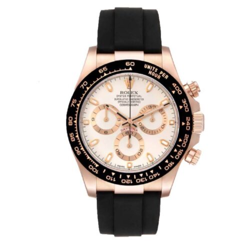 Rolex-Cosmograph-Daytona-Rose-Gold-Oysterflex-116515-replica1.jpg Rolex 116515LN Daytona Super Clone 1:1 Replica Watch | V-UNION