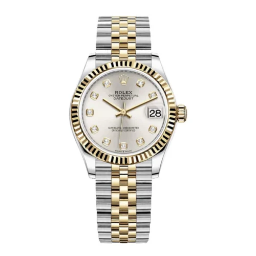 Rolex-Datejust-278273-Steel-And-Yellow-Gold-Silver-With-Diamond-Dial-Replica.webp Rolex Datejust 2 78273 Super Clone 1:1 Replica Watch | V-UNION