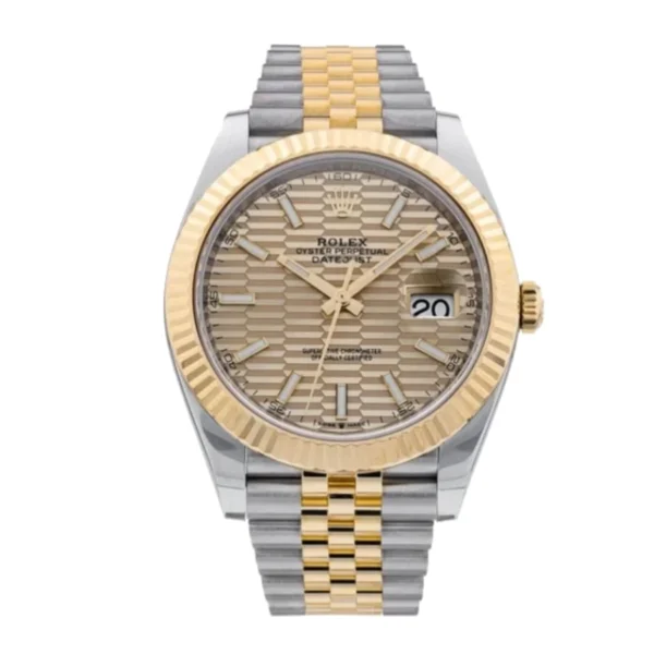 Rolex-Datejust-41-126333-Gold-Motif-Replica.webp Rolex Datejust 126333 Super Clone 1:1 Replica Watch | V-UNION