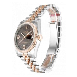Rolex-Datejust-Chocolate-Floral-Diamond-Replica-Left.jpg Rolex Datejust 116231 Super Clone 1:1 Replica Watch | V-UNION