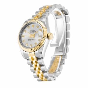 Rolex-Datejust-Silver-Diamond-Replica-Left.jpg Rolex Datejust 179173 Super Clone 1:1 Replica Watch | V-UNION