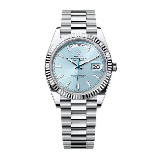 Rolex-Day-Date-Ice-Blue-Grooved-Replica-1.webp Rolex Day-Date 228236 Super Clone 1:1 Replica Watch | V-UNION