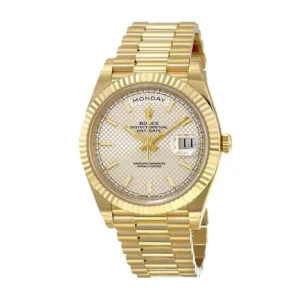 Rolex-Diogonal-Silver-Replica.webp Rolex Day-Date 228238 Super Clone 1:1 Replica Watch | V-UNION