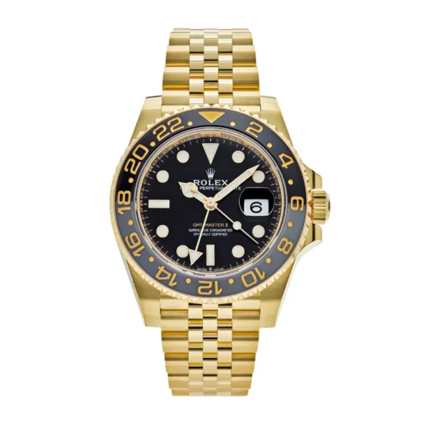 Rolex-Gmt-Master-II-Gold-Black-Dial-Replica.webp Rolex GMT-Master II 116718LN Super Clone 1:1 Replica Watch | V-UNION