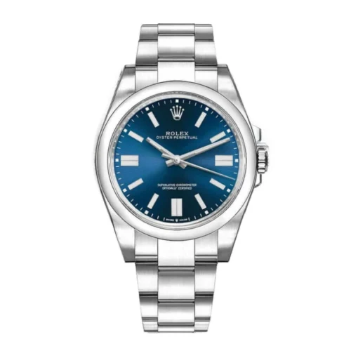 Rolex-Oyster-Perpetual-124300-Blue-Dial-Replica-1.webp Rolex Milgauss 124300 Oyster Perpetual Super Clone 1:1 Replica Watch | V-UNION
