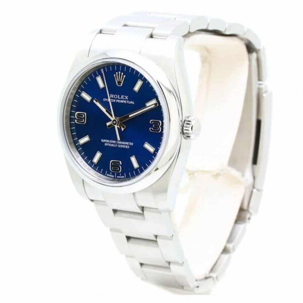 Rolex-Oyster-Perpetual-Blue-Dial-Replica-Left.jpg Rolex Air-King 114200 Super Clone 1:1 Replica Watch | V-UNION