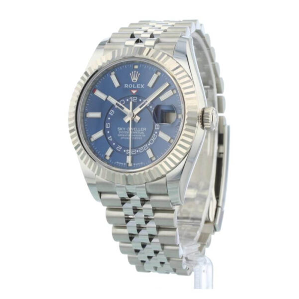 Rolex-Sky-Dweller-2.jpg Rolex Sky-Dweller 336934 Steel and Blue Super Clone 1:1 Replica Watch | V-UNION