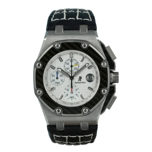 Audemars Piguet Royal Oak Offshore 26030IO.OO.D001IN.01 White Dial Super Clone 1:1 Replica Watch | V-UNION