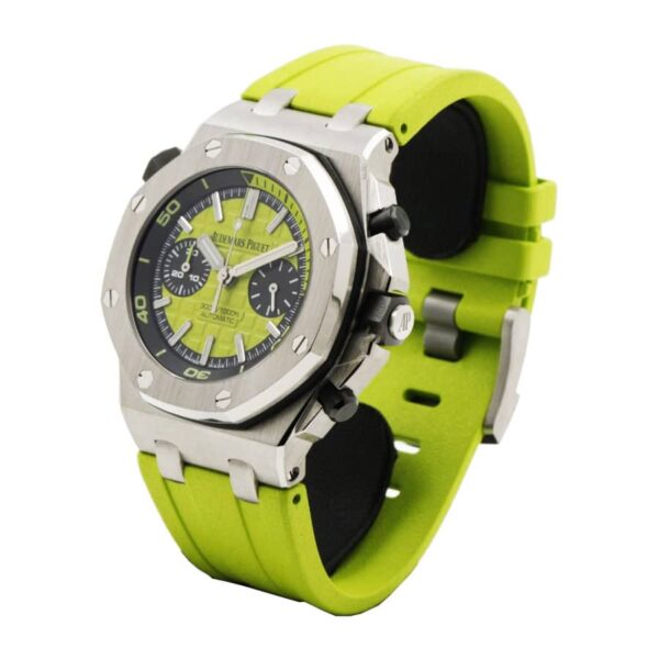 ap-green-chronograph-dial.jpg Audemars Piguet Royal Oak Offshore 26703ST.OO.A051CA.01 Collector’s Super Clone 1:1 Replica Watch | V-UNION