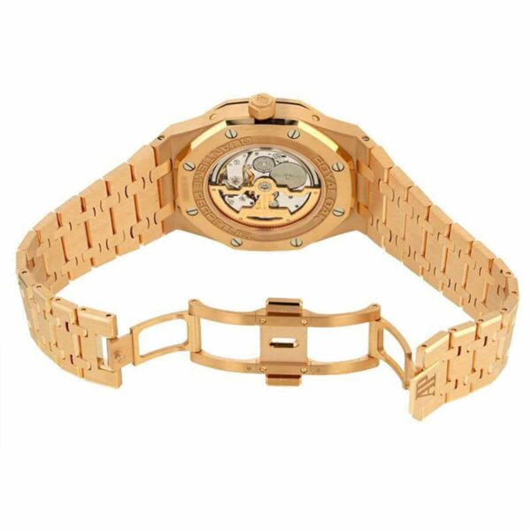 ap-rose-gold-blue-dial-3.jpg Audemars Piguet Royal Oak Chronograph 26240OR.OO.1320OR.01 Rose Gold Elite Super Clone 1:1 Replica Watch | V-UNION