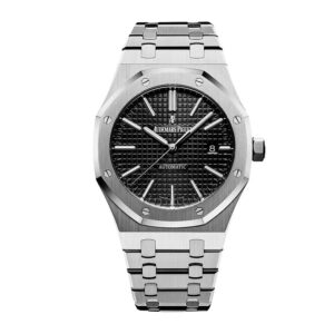 audemars-piguet-jumbo-dial-black-replica.jpg Audemars Piguet Royal Oak 15400ST.OO.1220ST.01 Super Clone 1:1 Replica Watch | V-UNION