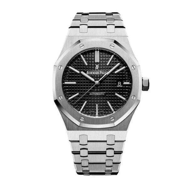 audemars-piguet-jumbo-dial-black-replica.jpg Audemars Piguet Royal Oak 15400ST.OO.1220ST.01 Super Clone 1:1 Replica Watch | V-UNION