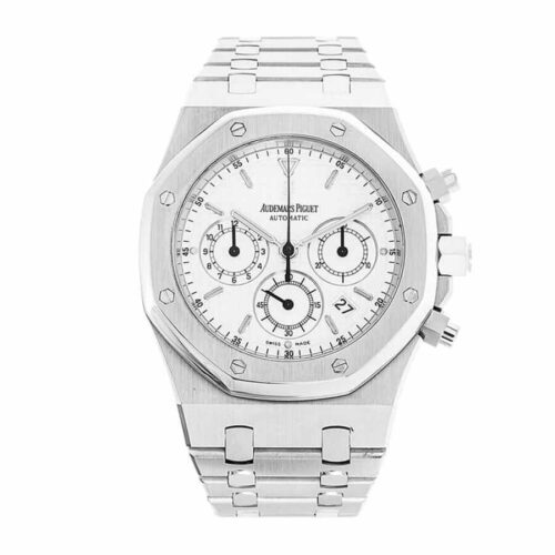 audemars-piguet-royal-oak-chronograph-white-replica-1.jpg Audemars Piguet Royal Oak Chronograph 26300ST.OO.1110ST.05 Super Clone 1:1 Replica Watch | V-UNION