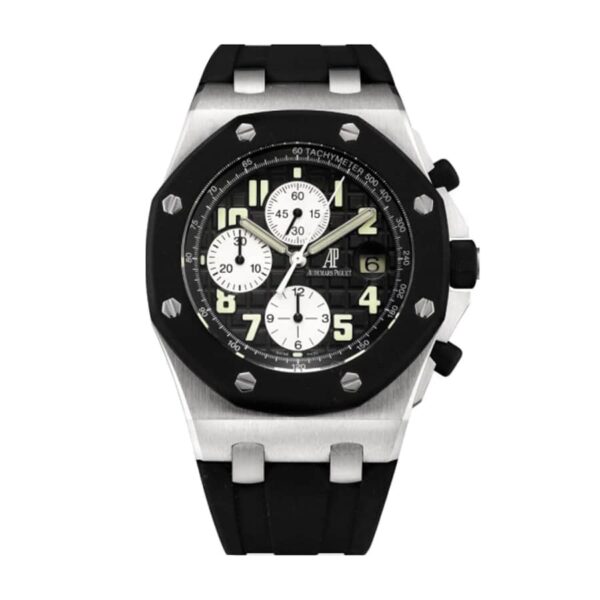 audemars-piguet-royal-oak-offshore-black-rubber-glad-ss-1.jpg Audemars Piguet Royal Oak Offshore 25940SK.OO.D002CA.03 Super Clone 1:1 Replica Watch | V-UNION
