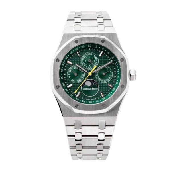 audemars-piguet-royal-oak-offshore-chronograph-green-dial-26574st-oo-26606st-03-multifunctional-series-replica.jpg Audemars Piguet Royal Oak Perpetual Calendar 26574ST Blue Dial Top Grade Super Clone 1:1 Replica Watch | V-UNION