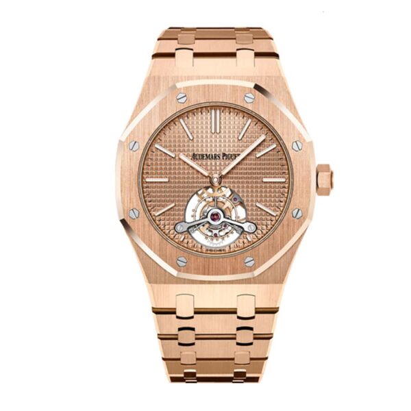 audemars-piguet-royal-oak-tourbillon-extra-plat-26515or-oo-1220or-01-rose-gold-dial-replica.jpg Royal Oak Tourbillon 26515OR.OO.1220OR.01 Extra-Thin Super Clone 1:1 Replica Watch | V-UNION