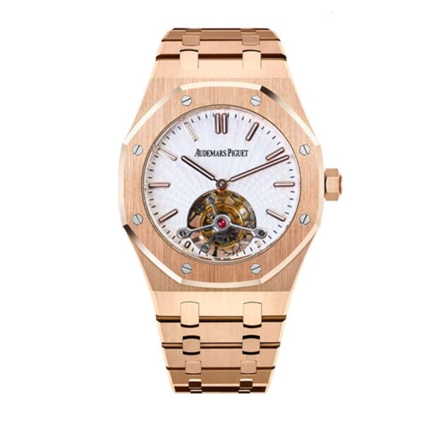 audemars-piguet-royal-oak-tourbillon-white-dial-20180803ap004-replica-1.jpg Audemars Piguet Royal Oak Tourbillon 26522ST Skeleton Dial Super Clone 1:1 Replica Watch | V-UNION