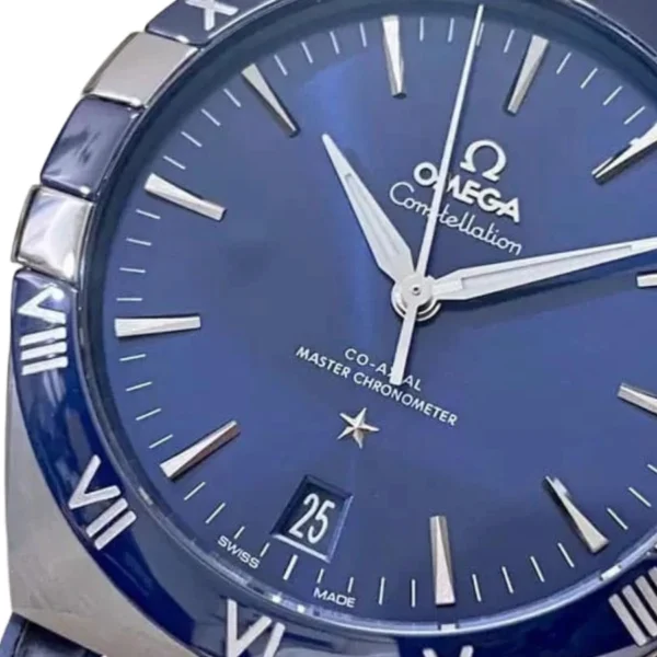 omega-constellation-blue-dial-replica-5.webp Omega Constellation Blue Dial 131.33.41.21.03.001 Premium Super Clone 1:1 Replica Watch | V-UNION