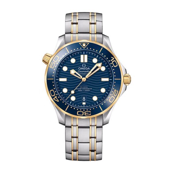 omega-seamaster-diver-300m-master-co-axial-steel-gold-210-20-42-20-03-001.jpg Omega Seamaster Diver Master Co-Axial 210.20.42.20.03.001 Super Clone 1:1 Replica Watch | V-UNION