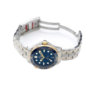 omega-seamaster-diver-300m-master-co-axial-steel-gold-210-20-42-20-03-001-blue-dial-replica.jpg Omega Seamaster Diver Master Co-Axial 210.20.42.20.03.001 Super Clone 1:1 Replica Watch | V-UNION