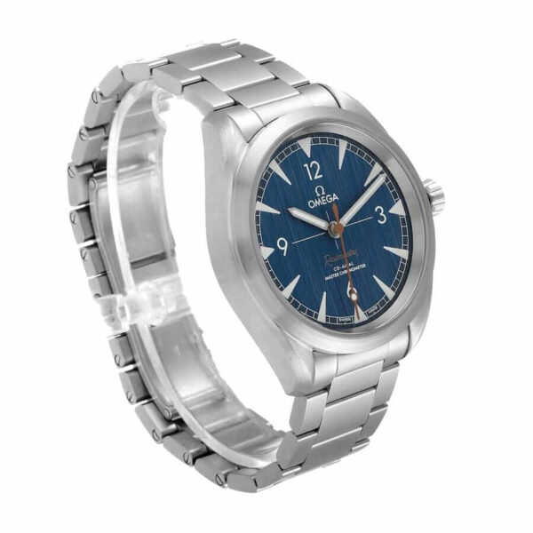 omega-seamaster-railmaster-steel-220-10-40-20-03-001-blue-dial-3.jpg Omega Seamaster Railmaster Co-Axial Master Steel 220.10.40.20.03.001 Super Clone 1:1 Replica Watch | V-UNION