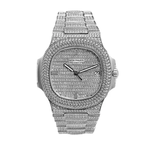 patek-5719-diamond-replica-7.webp Patek Philippe Nautilus 5719/10G-010 Diamond Swiss Super Clone 1:1 Replica Watch | V-UNION