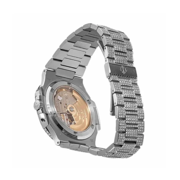 patek-5719-diamond-replica-8.webp Patek Philippe Nautilus 5719/10G-010 Diamond Swiss Super Clone 1:1 Replica Watch | V-UNION