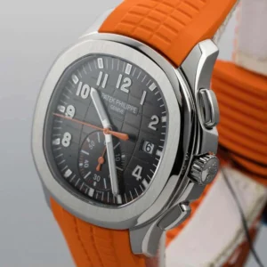 patek-philippe-chonograph-replica-4.webp Patek Philippe Aquanaut Chronograph Orange 5968A-001 Super Clone 1:1 Replica Watch | V-UNION
