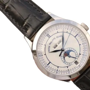 Patek Philippe Complications 5396G-001 White Gold Silvery Dial Super Clone 1:1 Replica Watch | V-UNION